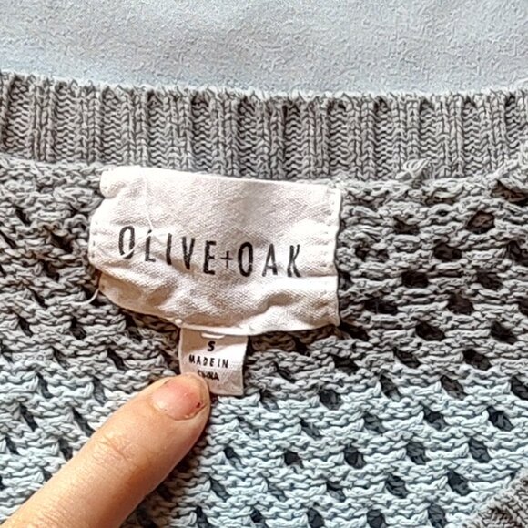 Olive+Oak Open Back Sweater - Picture 4 of 4